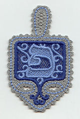 Dreidel - Peh (Battenburg Lace)