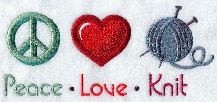 Peace Love Knit