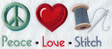 Peace Love Stitch