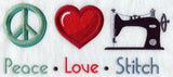 Peace Love Stitch