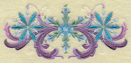 Rosemaling Snowflakes