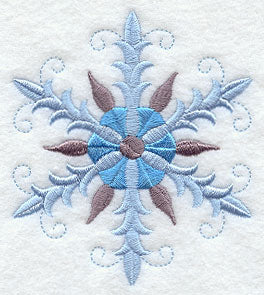 Suzani Snowflake Fleur-de-Lis