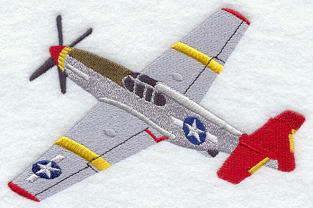 Red Tail Fighter Plane