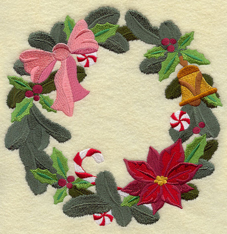 Happy Holidays Wreath