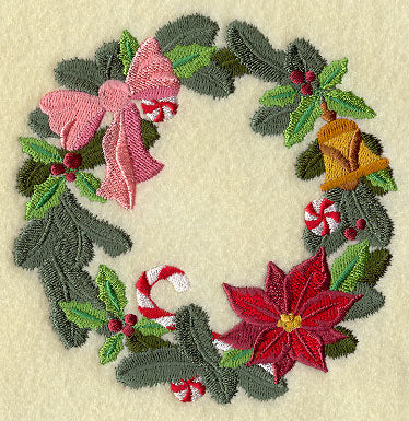 Happy Holidays Wreath