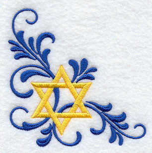 Star of David & Filigree Corner