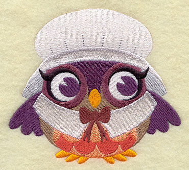 Thanksgiving Owl - Pilgrim Girl