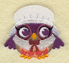 Thanksgiving Owl - Pilgrim Girl