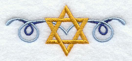 Star of David & Swirls