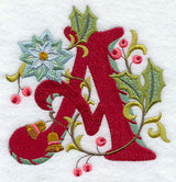 Jacobean Christmas Letter A - 5 Inch