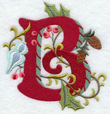 Jacobean Christmas Letter B - 5 Inch