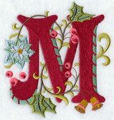 Jacobean Christmas Letter M - 5 Inch