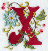 Jacobean Christmas Letter X - 5 Inch