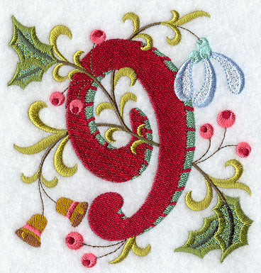 Jacobean Christmas Number 9 - 5 Inch