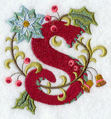 Jacobean Christmas Letter S - 5 Inch