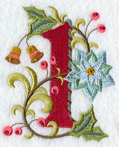 Jacobean Christmas Number 1 - 5 Inch