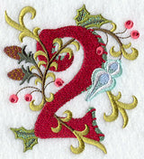 Jacobean Christmas Number 2 - 5 Inch