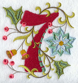Jacobean Christmas Number 7 - 5 Inch