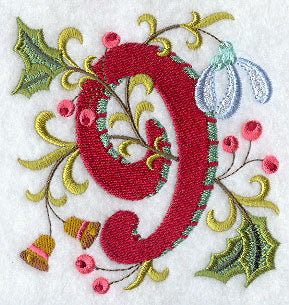 Jacobean Christmas Number 9 - 5 Inch