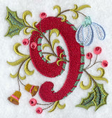 Jacobean Christmas Number 9 - 5 Inch