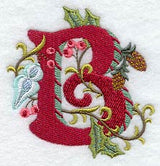Jacobean Christmas Letter B - 5 Inch