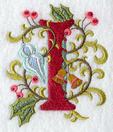 Jacobean Christmas Letter I - 5 Inch