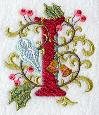 Jacobean Christmas Letter I - 5 Inch