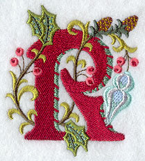Jacobean Christmas Letter R - 5 Inch