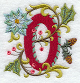 Jacobean Christmas Number 0 - 5 Inch