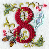 Jacobean Christmas Number 8 - 5 Inch