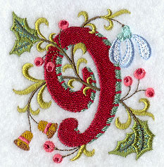 Jacobean Christmas Number 9 - 5 Inch