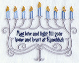 May Love and Light Menorah - Hanukkah