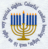 Colorful Candles Burning Bright