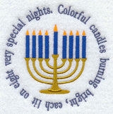 Colorful Candles Burning Bright