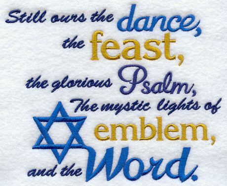 Still Ours the Dance, the Feast