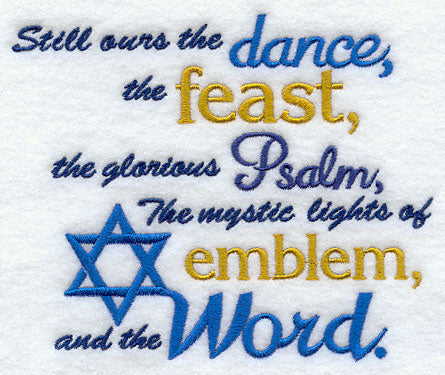 Still Ours the Dance, the Feast