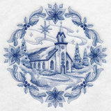 Delft Blue Christmas Church