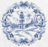 Delft Blue Christmas Lighthouse
