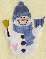 Country Christmas Snowman - Caroling