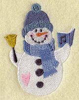 Country Christmas Snowman - Caroling