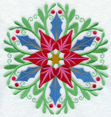 Suzani Medallion - Poinsettia