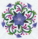 Suzani Medallion - Christmas Rose