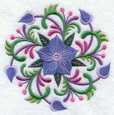 Suzani Medallion - Christmas Rose