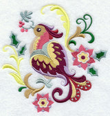 Suzani Christmas Bird - Berries