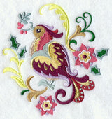 Suzani Christmas Bird - Berries