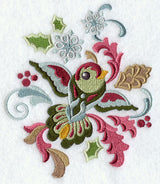 Suzani Christmas Bird - Snowflakes
