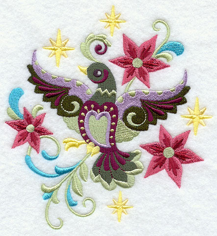 Suzani Christmas Bird - Starburst
