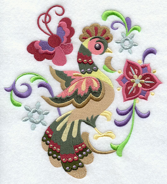 Suzani Christmas Bird - Butterfly