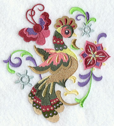 Suzani Christmas Bird - Butterfly