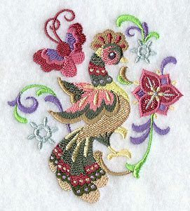 Suzani Christmas Bird - Butterfly